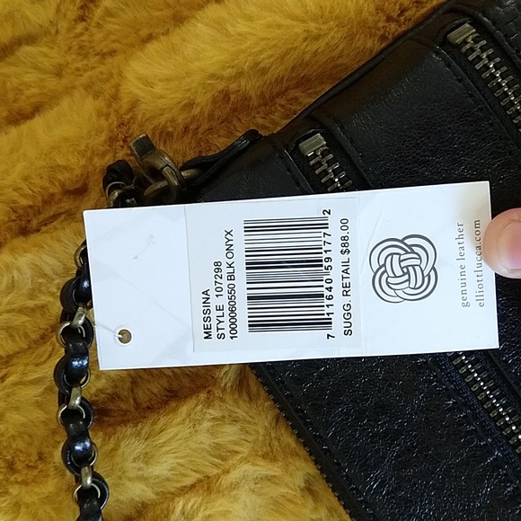 🆕 Gorgeous Elliot Lucca Leather Crossbody Bag - Picture 4 of 15